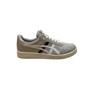 Asics Men’s Gray & White Leather Lace Up Logo Accent  Athletic Sneakers Size 13